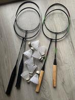 4 badminton en 8 pluimen, Sport en Fitness, Badminton, Ophalen, Zo goed als nieuw