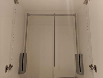 Élévateur de vestiaire Servetto 70-110 cm, Moins de 100 cm, Comme neuf, 50 à 100 cm, Enlèvement ou Envoi