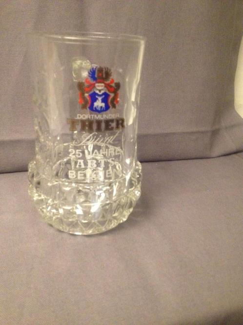 Dortmunter Thrier Privat 25 Jahre ABTS Belgien Bierglas, Verzamelen, Glas en Drinkglazen, Zo goed als nieuw, Bierglas, Ophalen of Verzenden