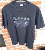 G-Star Raw Denim Heren tshirt KM-navyblauw-maat S-print, Kleding | Heren, G-star Raw, Zo goed als nieuw, Maat 46 (S) of kleiner
