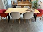 Tafel, Huis en Inrichting, Ophalen, Eikenhout, 200 cm of meer, 50 tot 100 cm