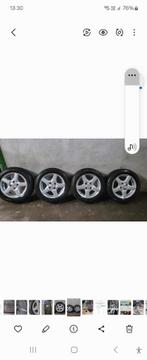 winterbanden op alu velg, Auto-onderdelen, Ophalen, Gebruikt, 15 inch, Banden en Velgen