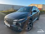 Hyundai TUCSON 1.6 T-GDi DCT FEEL N Line, Auto's, Hyundai, 4 cilinders, Leder en Stof, Zwart, 5 zetels