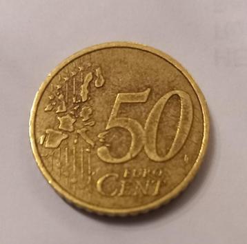 Pièce grecque 50 centimes 2002