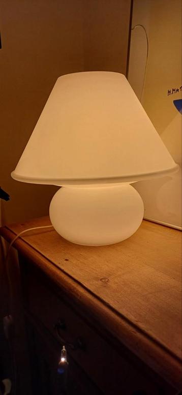 Vintage Glashütte Limburg mushroom lamp  beschikbaar voor biedingen