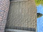 Betonplaten met motief, Tuin en Terras, Schuttingen, Ophalen, Overige materialen, Gebruikt, Minder dan 3 meter
