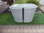 HARTMAN bijzettafel met 2 stoelen., Tuin en Terras, Ophalen, Zo goed als nieuw