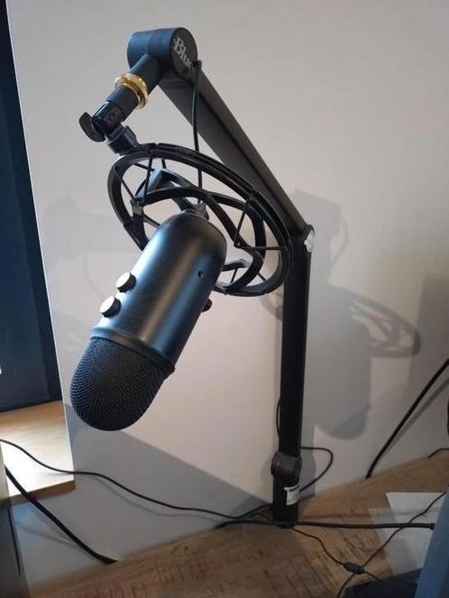 Blue Yeti microfoon met shockmount en staander, Audio, Tv en Foto, Professionele apparaten, Zo goed als nieuw, Audio, Ophalen