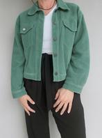 Groen fluwelen jack, Kleding | Dames, Ophalen of Verzenden, Zo goed als nieuw, Maat 36 (S), Charlior