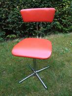 Vintage bureaustoel - oranje, Maison & Meubles, Chaise de bureau, Enlèvement, Utilisé, Orange