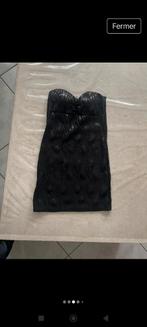 Glanzende zwarte elegante sexy jurk S, Zwart, Nieuw, Ophalen of Verzenden, Maat 36 (S)