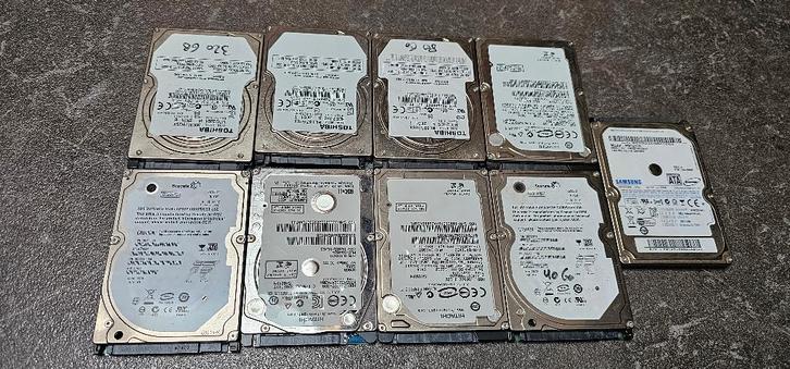 Lot voor SATA 2.5-harde schijf, Computers en Software, Harde schijven, Gebruikt, SATA, Ophalen of Verzenden
