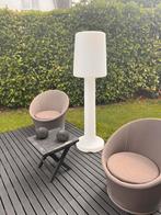 Lampe sur pied blanche deci jardin 165cm, Ophalen, Gebruikt