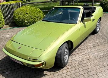 Porsche 924 Bieber cabrio, Auto's, 4 zetels, Achterwielaandrijving, Zwart, 4 cilinders