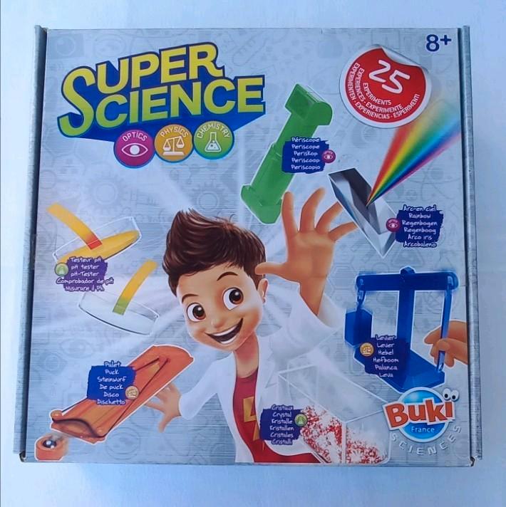 Super Science, maakt 25 experimenten mogelijk, Kinderen en Baby's, Speelgoed | Educatief en Creatief, Zo goed als nieuw, Ontdekken