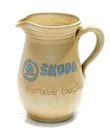 SKODA : Cruche en Grès vintage pièce unique par Dubois beschikbaar voor biedingen
