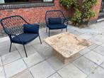 Salontafel, bijzettafel in graniet, voor binnen en buiten,, Tuin en Terras, Ophalen, Zo goed als nieuw, Bijzettafel, Loungeset