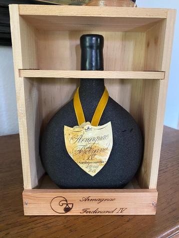 Armagnac Cuvée Ferdinand IV – 40% – 60cl – Coffret bois – 18 beschikbaar voor biedingen