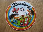 Vintage Sticker Zonneland, Verzamelen, Stickers, Ophalen of Verzenden, Nieuw, Overige typen