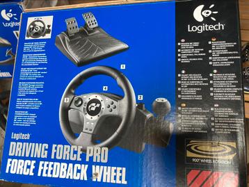 Logitech stuurwiel en pedalen, Enlèvement, Comme neuf, Volant ou Pédales