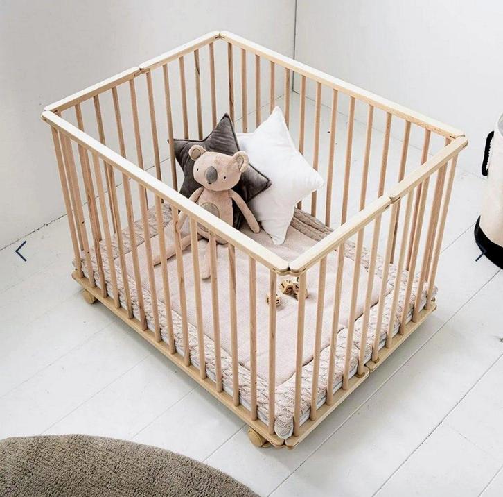 babybox "Tigre" van Petite Amélie, Kinderen en Baby's, Babyparken, Nieuw, Rechthoekig, In hoogte verstelbaar, Wieltjes, Ophalen