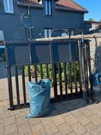 Poort, Ophalen, Gebruikt, Staal, Draaipoort