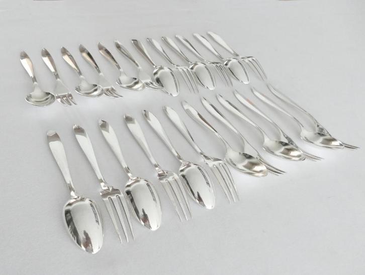 Christofle - Antieke set Dinerbestek - omstreeks 1890, Antiek en Kunst, Antiek | Bestek, Ophalen of Verzenden