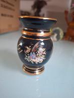 Oud vintage vaasje 8 cm rande 24k gold, Antiek en Kunst, Ophalen of Verzenden