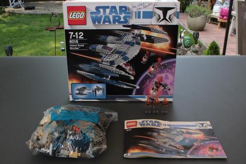 Lego Star wars 8016 Hyena droid bomber compleet, Kinderen en Baby's, Speelgoed | Duplo en Lego, Zo goed als nieuw, Lego, Complete set