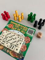 16 Dobbelstenen + HOUTEN pionnen., Hobby en Vrije tijd, Gezelschapsspellen | Bordspellen, Ophalen of Verzenden