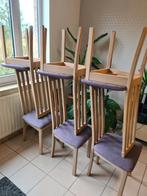 6x eetkamerstoel, Ophalen, Gebruikt, 6 tot 8 stoelen
