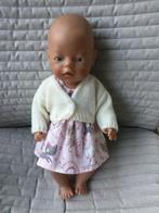 141. Babyborn: Nieuw roos zomerjurkje met gilletje, Kinderen en Baby's, Speelgoed | Poppen, Ophalen of Verzenden, Nieuw, Babypop