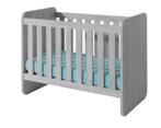 Luca babybed in grijze berk, Ophalen, Gebruikt, Eenpersoons