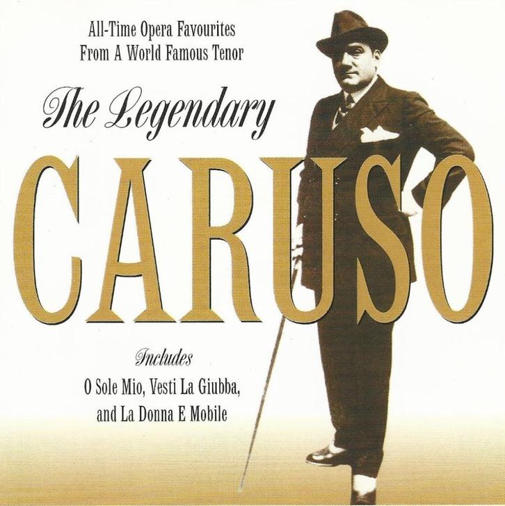 CD * ENRICO CARUSO - THE LEGENDARY CARUSO, CD & DVD, CD | Classique, Comme neuf, Opéra ou Opérette, Du modernisme à nos jours