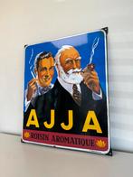 Panneau d'affichage en émail AJJA 1951, Collections, Marques & Objets publicitaires, Utilisé, Enlèvement ou Envoi, Panneau publicitaire