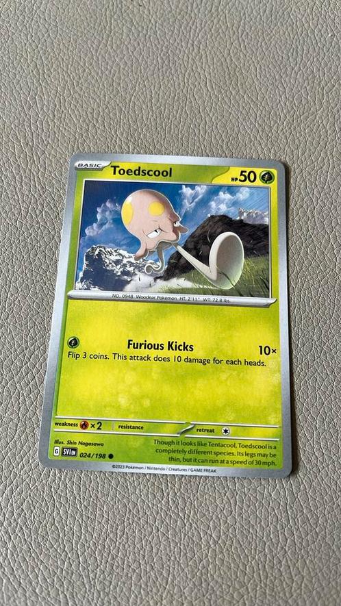 Toedscool, Hobby en Vrije tijd, Verzamelkaartspellen | Pokémon, Nieuw, Losse kaart, Ophalen of Verzenden