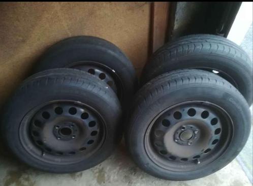 4 originele 15 inch stalen velgen Peugeot 208 (4×108), Auto-onderdelen, Overige Auto-onderdelen, Citroën, Peugeot, Gebruikt, Ophalen