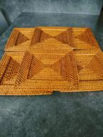 6 stuks Birma onderborden., Ophalen of Verzenden