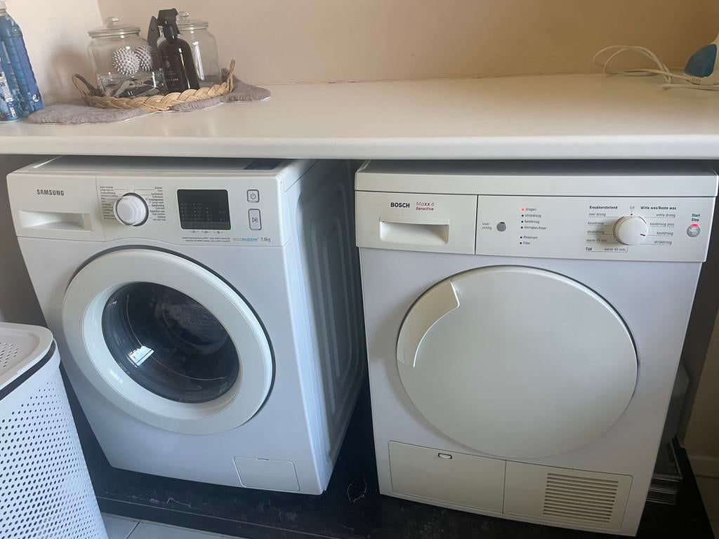 Wasmachine samsung en droogtrommel bosch, Ophalen, Gebruikt