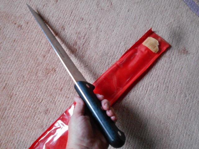 grand couteau neuf Bargoin l'Enclume, Maison & Meubles, Cuisine | Couverts, Neuf, Couverts en vrac, Inox ou Chrome, Enlèvement ou Envoi