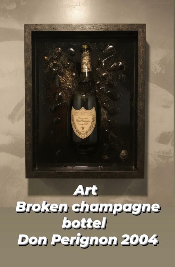 Art « Bouteille de champagne cassée », Enlèvement