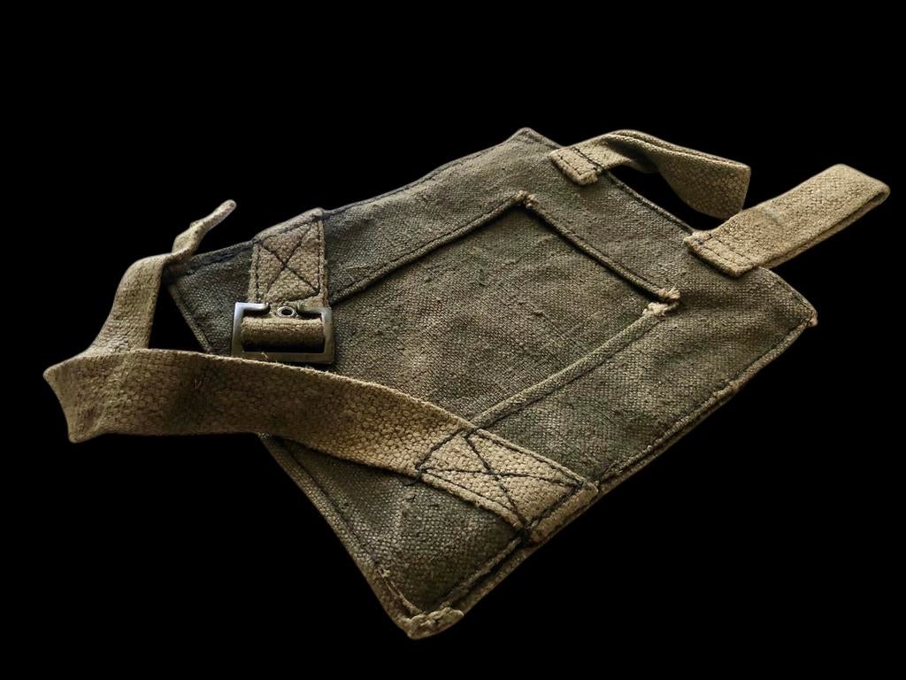 WW2 Late-war Duitse canvas spatentasche, Collections, Enlèvement ou Envoi