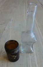 Vintage bruin glazen apothekerspotje, Kruschen, bodemvondst, Enlèvement ou Envoi