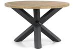 Lifestyle Rockville dining tuintafel rond 120cm, Ophalen, Nieuw, Rond, Teakhout