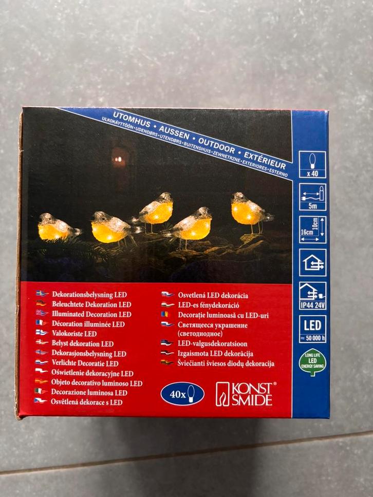 Guirlande lumineuse LED  extérieure - neuve - Konstsmide., Jardin & Terrasse, Éclairage extérieur, Neuf, LED, Enlèvement