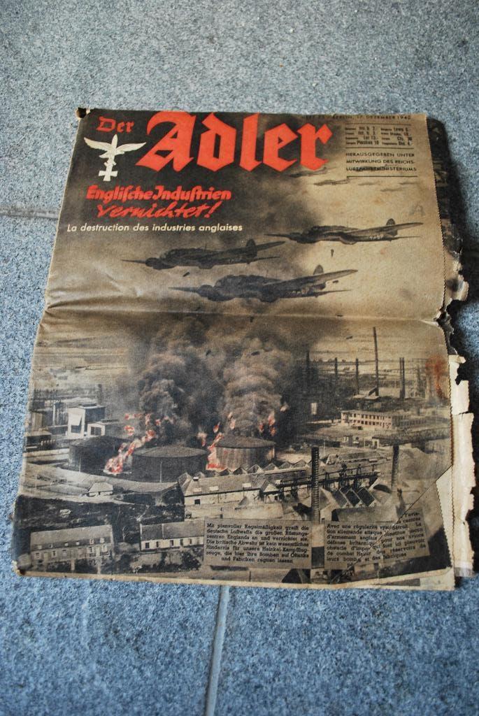 2de wereldoorlog propaganda krant 1940, Ophalen