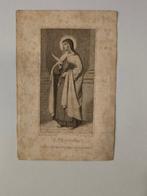 antiek doodsprentje bidprentje Johann Heinrich Doudelinger, Verzamelen, Bidprentjes en Rouwkaarten, Ophalen of Verzenden, Bidprentje