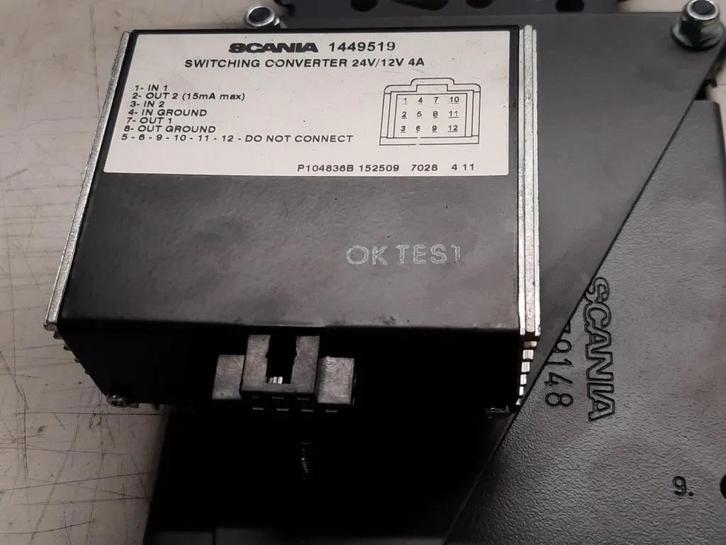 Scania 1449519 of 1746312 omvormer 24-12 V 4Ah, 4-serie, Auto-onderdelen, Elektronica en Kabels, Gebruikt