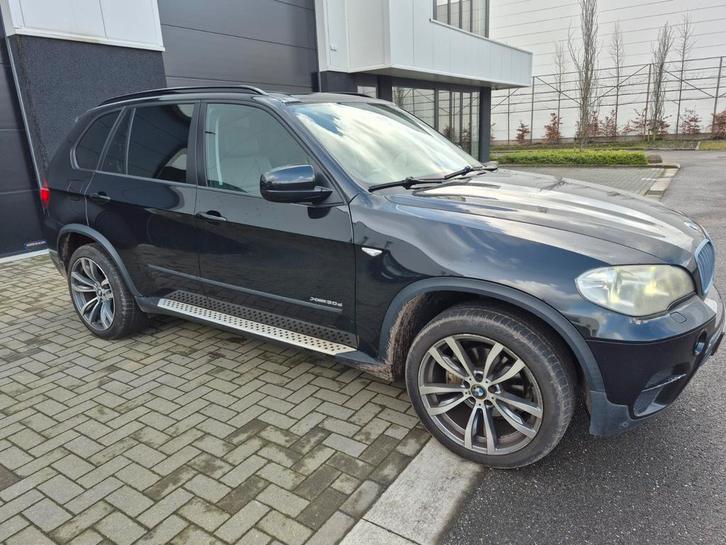 Bmw X5 3.0d, Auto's, BMW, X5, Diesel, Euro 5, SUV of Terreinwagen, 5 deurs, Automaat, Zwart, Zwart, Leder, Ophalen