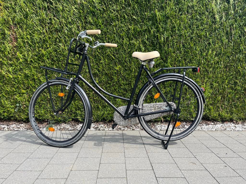 Oma fiets, Ophalen, Gebruikt, Handrem